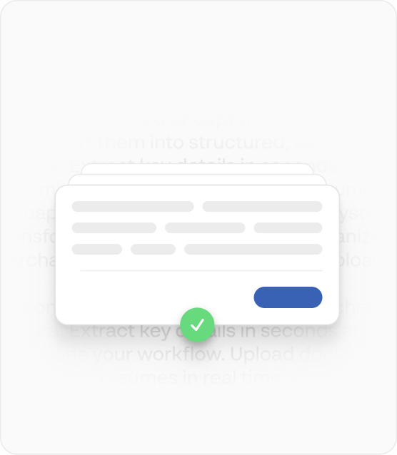 Upload or capture resumes